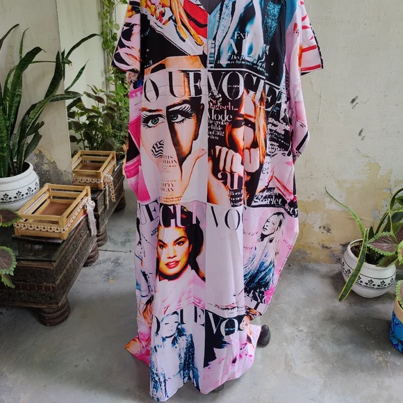 Brand New Digital Print Kaftan - Picture 3 of 3